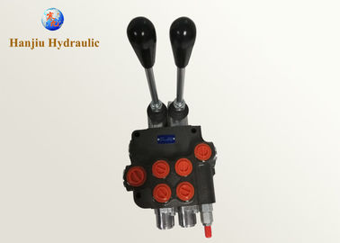 Two Spool Hydraulic Monoblock Valves P40 Hydraulic Motor Control Valve