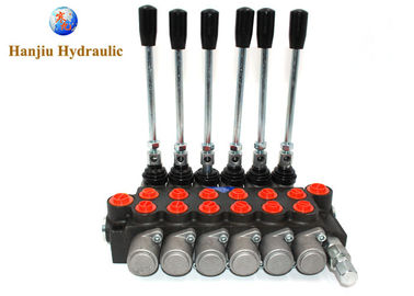 6 Spool Hydraulic Directional Control Valve Hydraulic Flow Control Valve For Mining Machinery