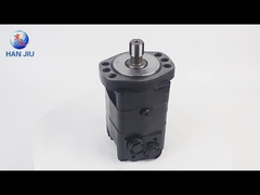 হাইড্রোলিক মোটর OMS80 151F2350 ম্যাগনেটো ফ্ল্যাঞ্জ, 7/8-14UNF ও-রিং পোর্ট সহ স্প্লাইন শ্যাফ্ট
