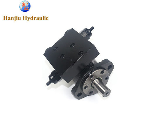BMP-200-2-E-D-B hydraulic Motor with relief valve, SAE 6B Shaft , BSPP ports 