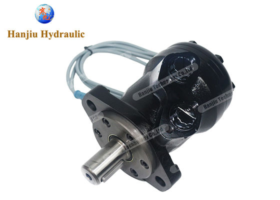 BMR Hydraulic Motor with 36ml/r Displacement 2-hole Wheel Flange and Straight Shaft for Danfoss OMR Replacement