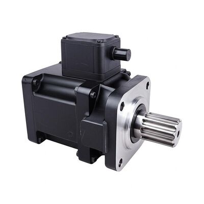 BMER-2-300-FH-SW Low Speed High Torque Hydraulic Motor with 300 ml/r Displacement 6-Bolt Flange and Spline Shaft