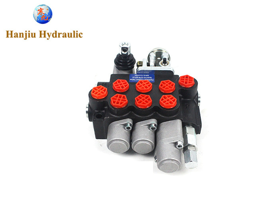 Monoblock Directional Control Valve 40 L/Min 11GPM 3 স্পুল 4 পজিশন ডাবল অ্যাকশন + জয়েস্টিক