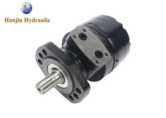 BMER-2-300-FH-SW নিম্ন গতির উচ্চ টর্ক হাইড্রোলিক মোটর 300 ml/r Displacement 6-Bolt Flange and Spline Shaft