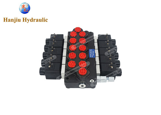 হাইড্রোলিক কন্ট্রোল ভালভ SD5 সিরিজ মনোব্লক দিকনির্দেশক সোলেনয়েড ভালভ 40 লিটার 12VDC সহ