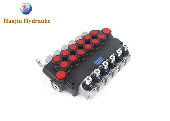 P80 সিরিজ Monoblock নিয়ন্ত্রণ ভালভ,6 স্প্রিং নিয়ন্ত্রণ সঙ্গে হ্যান্ডলগুলি, BSPP পোর্ট